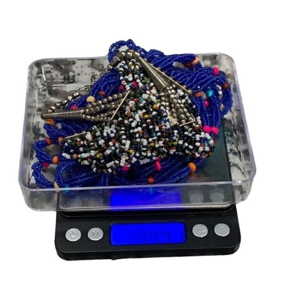 Vintage Multi-Strand Beaded Necklace Native American - Picture 3 of 4